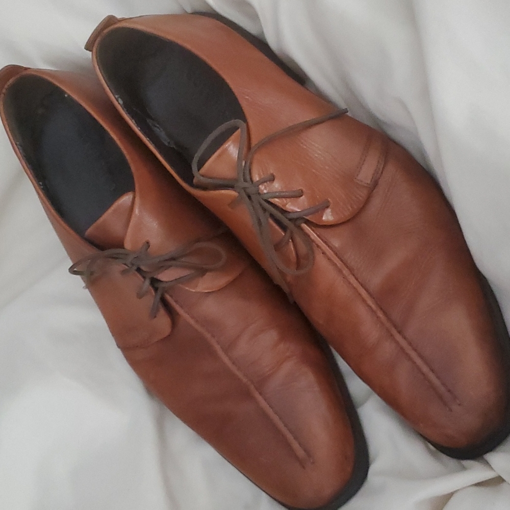 Cole Haan Cain Cntr Seam British Tan Men's Shoes Sz 12